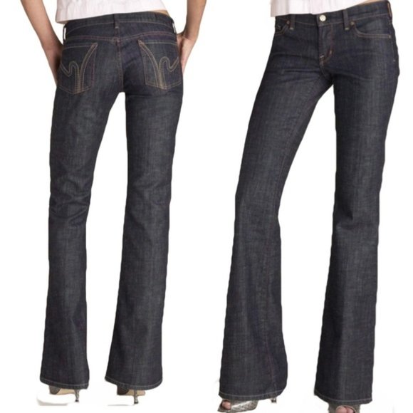 Citizens of Humanity Stretch Flare Ric Rac Jeans, Sz 29 - Picture 1 of 8